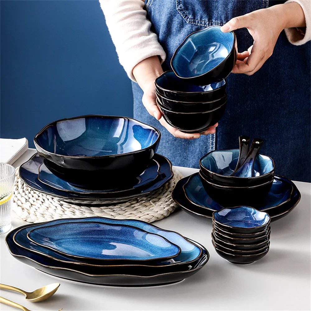 Dinner Set Tough And Soft As Jade Safe To Use Northern Europe Lamian Noodles Soup Bowl Space Star Bowls And Dishes Soup Bowl