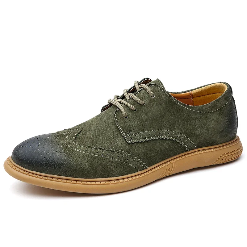 

New High Quality Men's Shoes Genuine Leather Casual Shoes 2024 Waterproof Work Shoes Cow Leather Loafers Plus Size 38-46