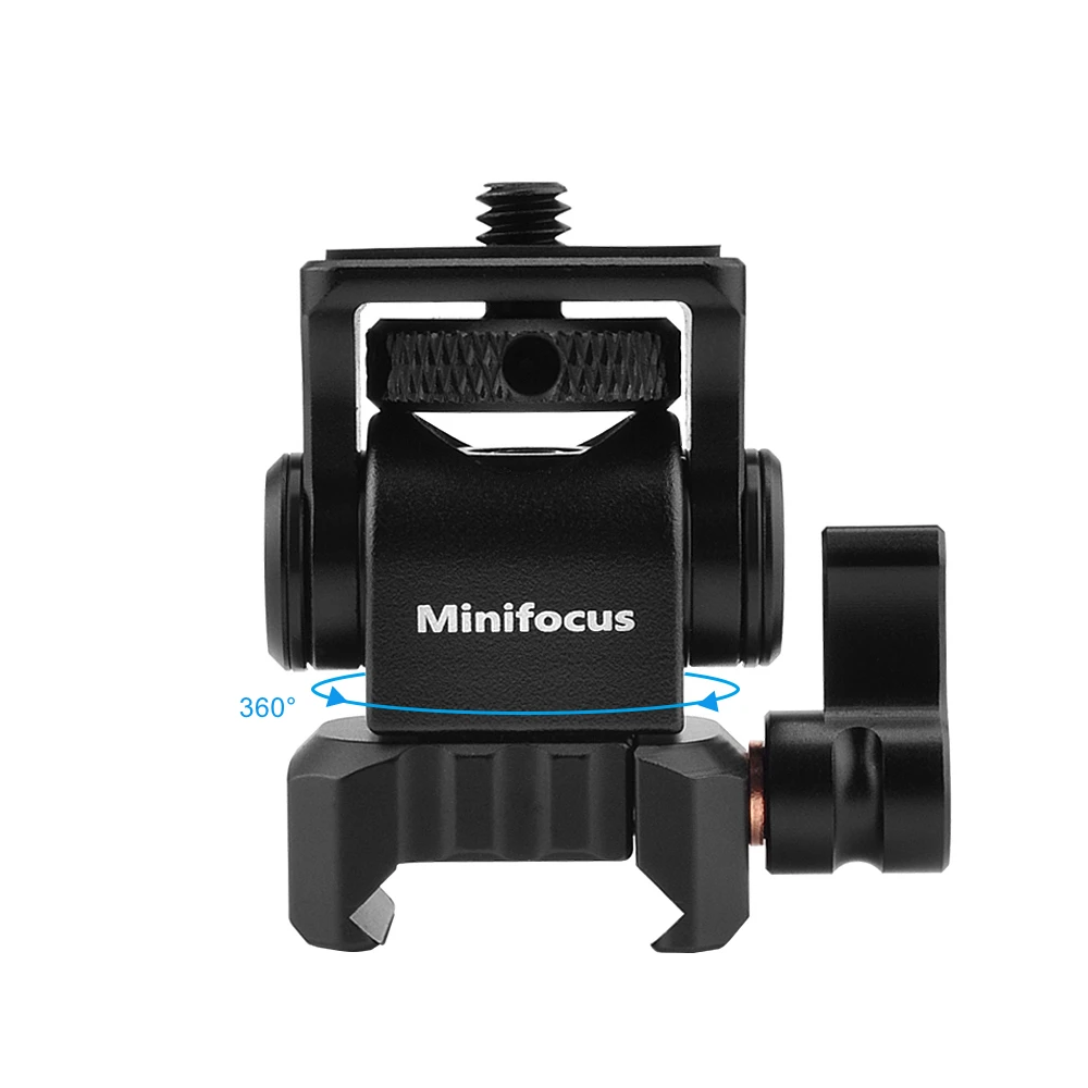 LEFTFOTO Maniglia superiore in legno e metallo impugnatura a sgancio rapido con kit ferroviario NATO, con morsetto NATO compatibile con supporto video per gabbia per fotocamera, anti-spegnimento