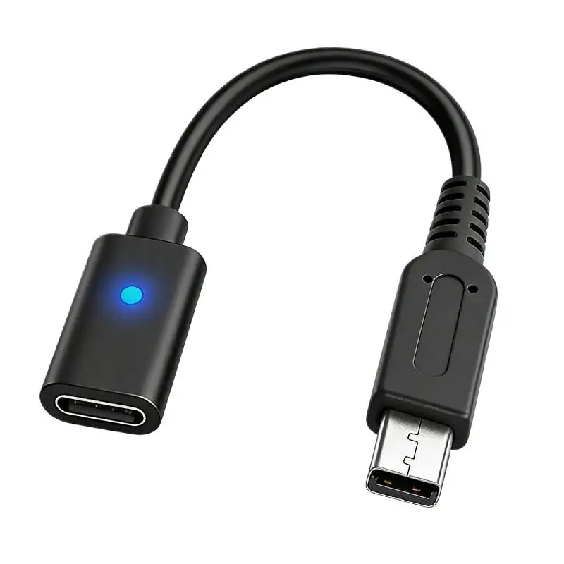 Cavo di alimentazione di tipo C per console 3DS 3DSLL 3DSXL Cavo affidabile per ricarica rapida per controller di gioco USB C - immagine 5