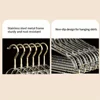 10/20/30 High-quality Acrylic Hangers, Transparent Hangers with Anti Slip and Invisible Design, Sturdy and Drop Resistant Space 5