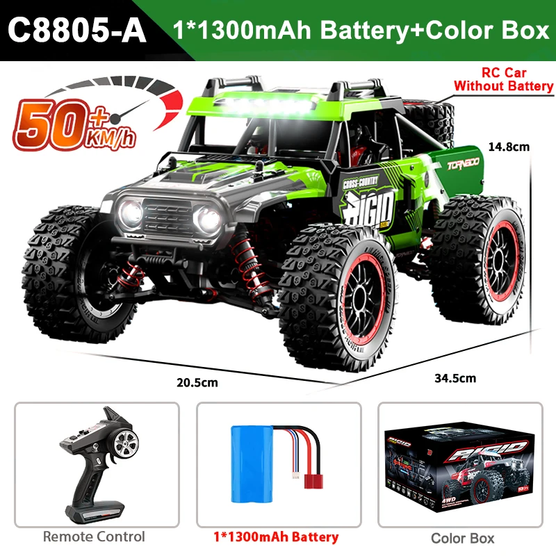オフロードRCカー WLtoys 144010 1:14 電動RCドリフトカー75km/h 高速走行4WD オフ