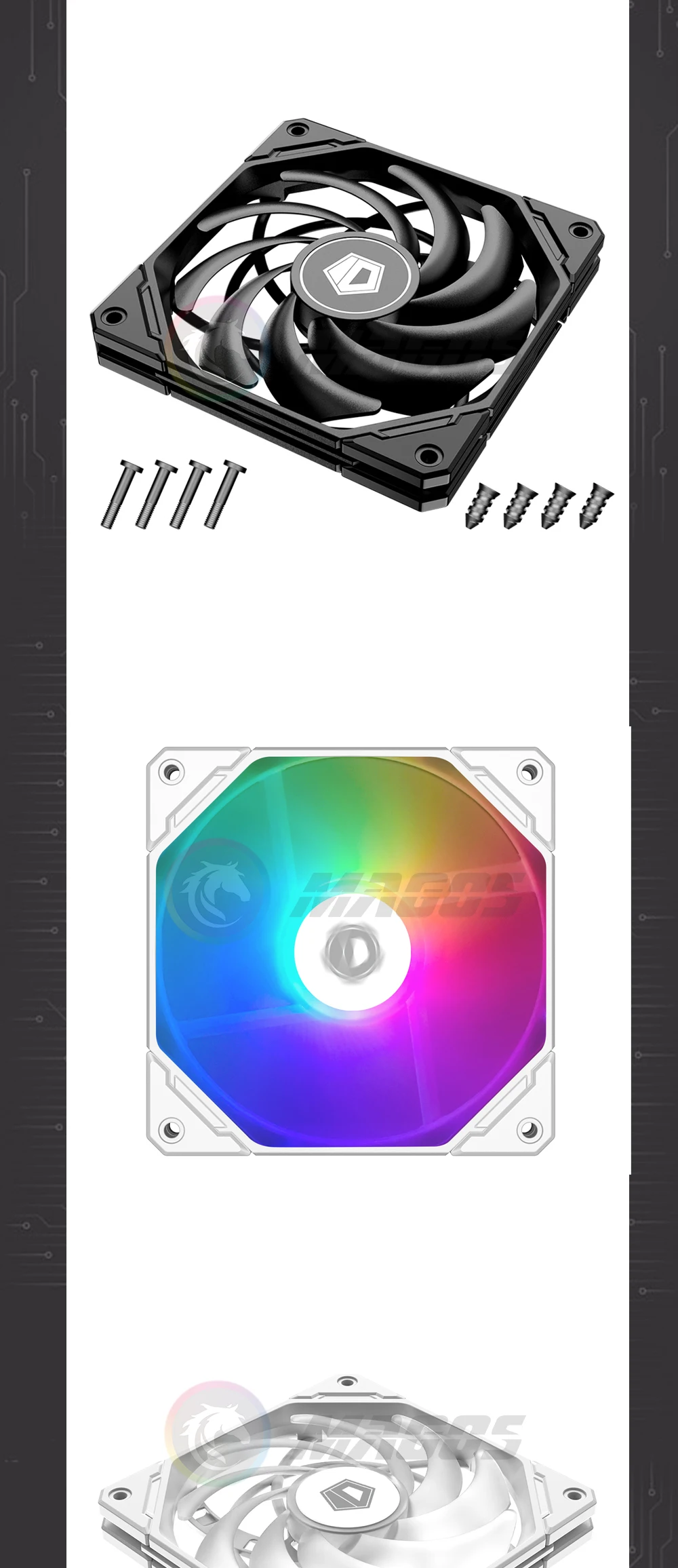 120MM PWM Cooling Fan 15mm Thin CPU