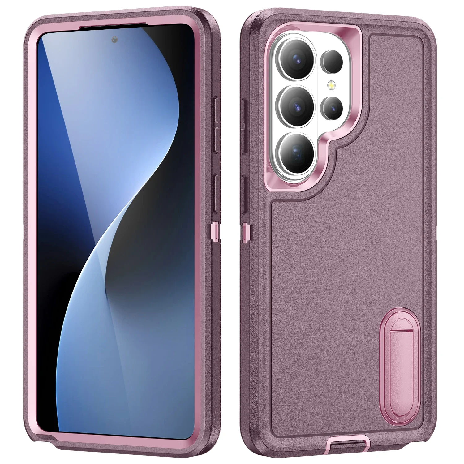 Shockproof Hard Bracket Phone Case with Enhanced Protection