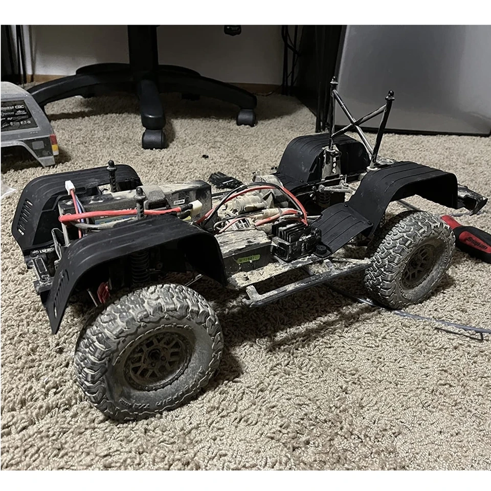 Supporto Paraurti Anteriore E Posteriore In Lega Per Axial SCX10 II (AX90046/47) - 1/10 RC Crawler - 4