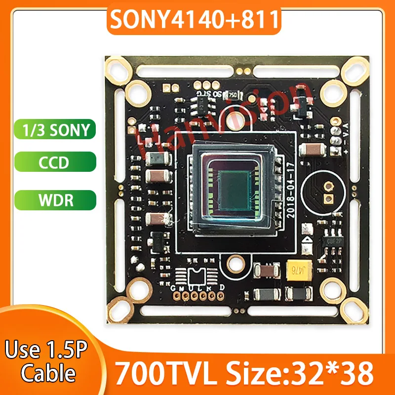 Модуль камеры видеонаблюдения SONY CCD 4140 811 CVBS HD 700TVL