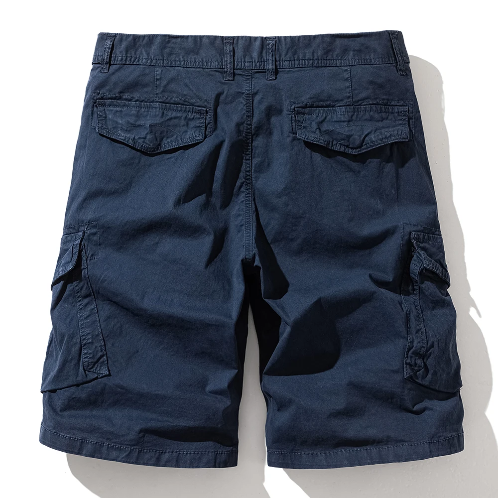 Calções de algodão macio masculino, outwear casual,