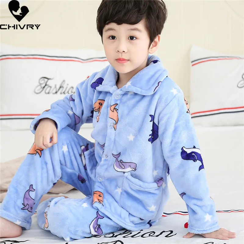 Kids Flannel Pajama Set 6