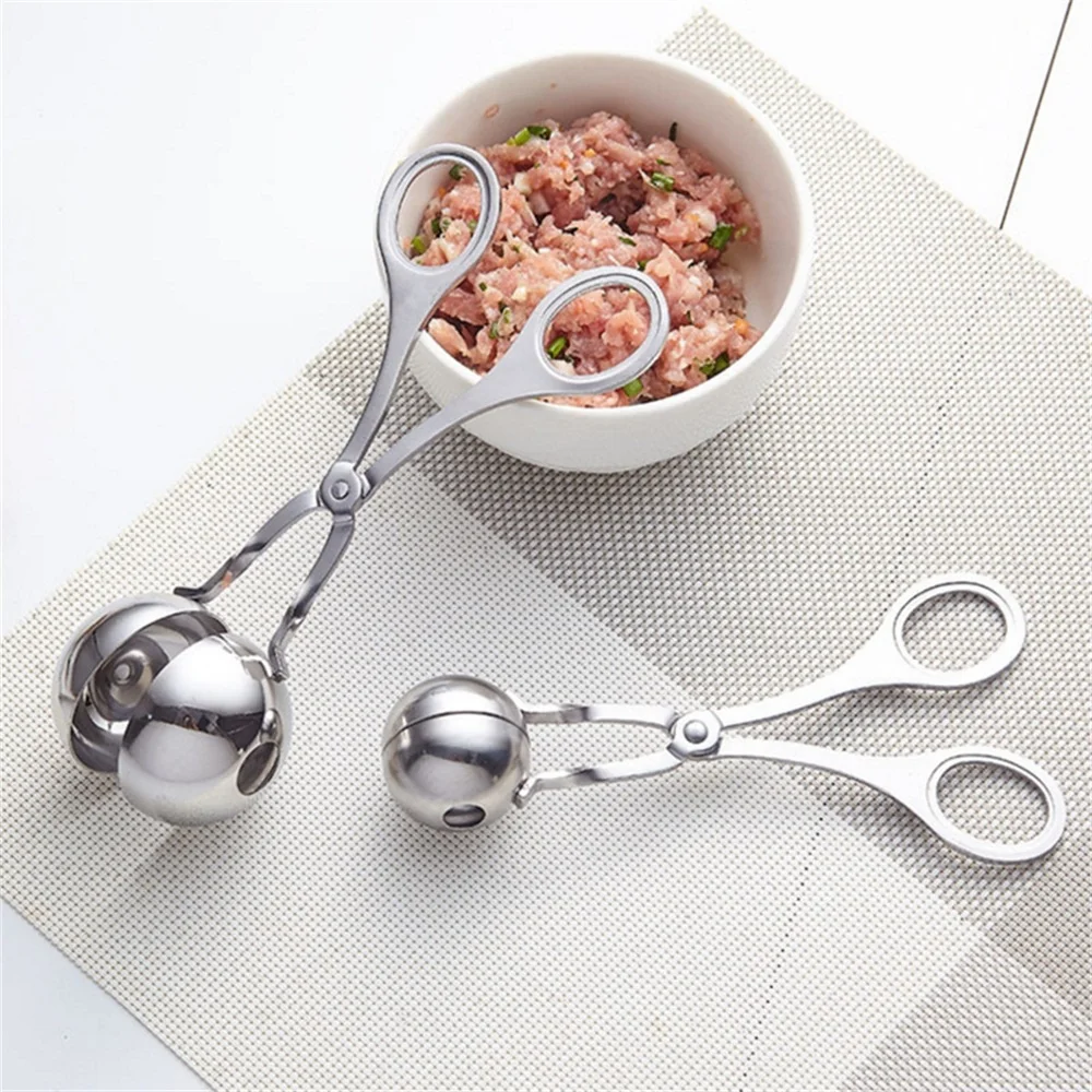 Multifunction Meatball Maker 304 Stainless Steel Meatball Mold Meat Ice Cream Ball Croquettes Mold Stonego Kitchen Tools kitchen utensils,meatball maker