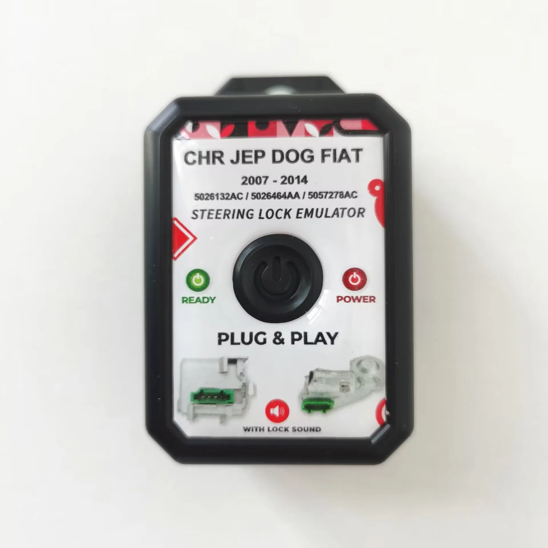 for C-hrysler J-eep D-dodge Lancia ESL Electronic Steering Lock Emulator Simulator With Lock Sound No Programming Required steering lock emulator