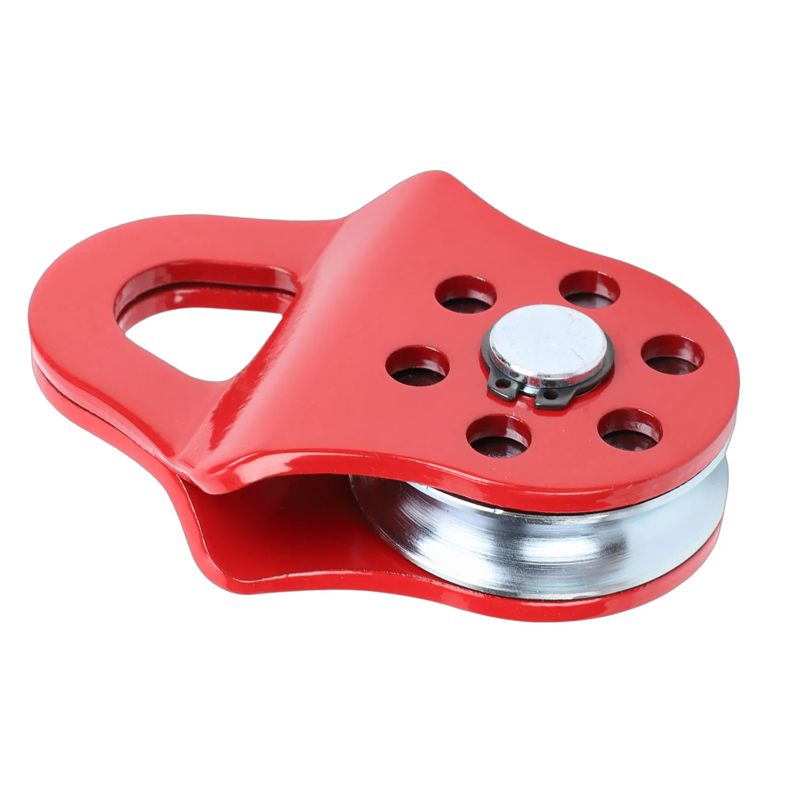 Windenrolle, 3 Tonnen, robuster Bergungswinden-Schnappblock, 6613,87 lbs Kapazität, Abschlepprollenblock für LKW, Traktor, ATV, UTV, Rot – Detail 9