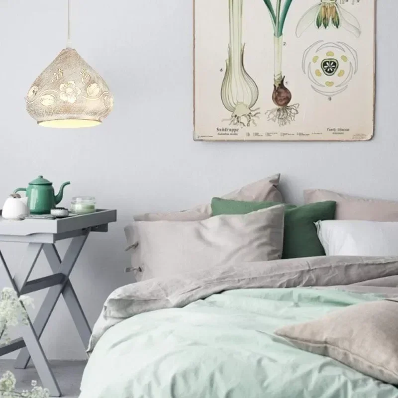 Hanging Lamps Plug In Pendant Light Cord Hollow Cage  Home Decoration Dimmer Switch For Bedroom Living Room Corner Balcony Yard 3
