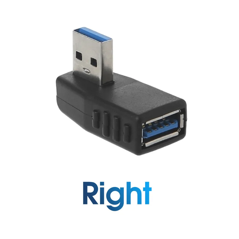 USB 3.0 Laptop Adapter Up Down Left Right 90 Degree Angled USB 3.0 A Female To male Adapter Connector For Laptop PC Accessories