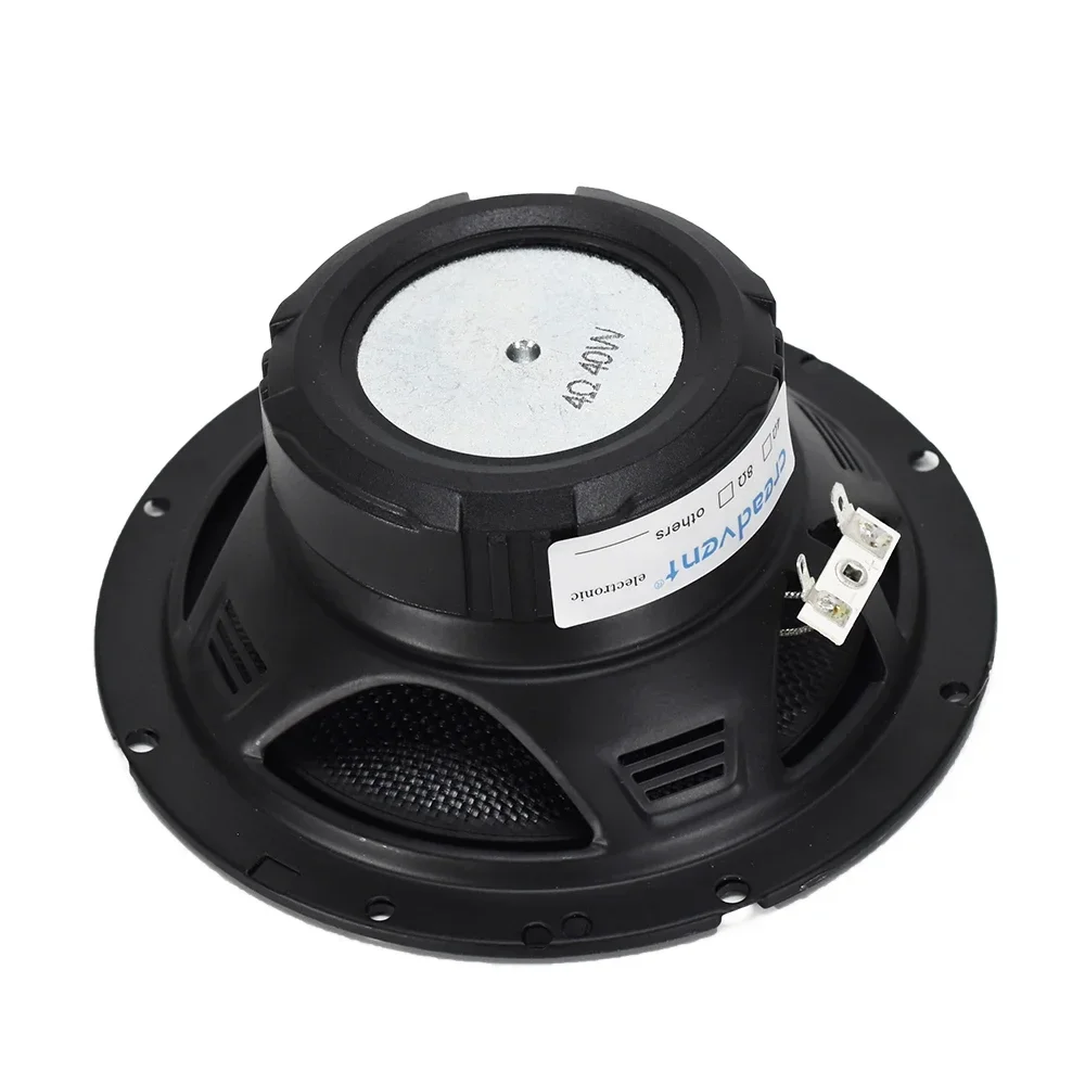 Creadvent 6.5 Inch Midrange Bass Speaker 4/8ohm 30/40W Braided Sound Cone Woofer DIY Home Theater HiFi Audio Bullet Loudspeaker