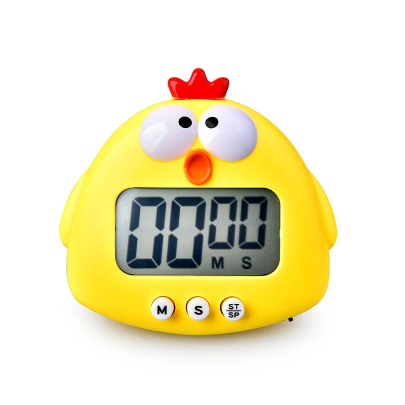 

Cartoon Egg Timer Electronic Mechanical Alarm Clock Baking Cooking Fitness Learning Reminder Time Management Kitchen Accessories