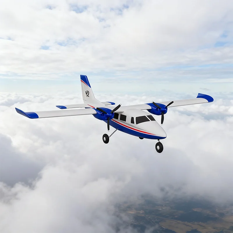 Twin Engine RC Electric Aircraft Training Plane