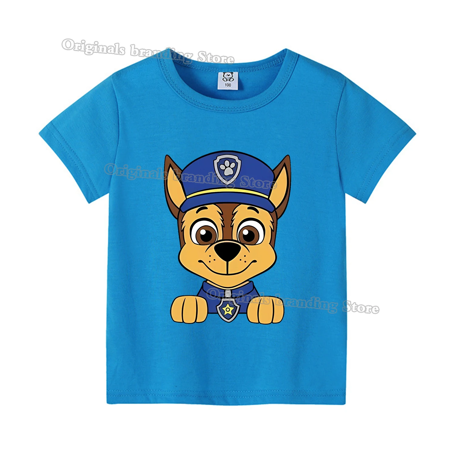 Paw Patrols Baby Cotton T-Shirt Chase Marshall Rubble Boy Clothes Skye Everest Girl Tees Shirt Аніме Мультфільм Літні футболки Топи
