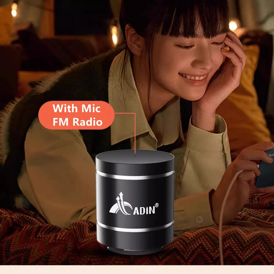 Bluetooth Speaker Bass Vibration Speaker Adin 26w Remote Bluetooth Vibro Speaker Neighbor Speakers With Fm Radio Mini Portable Vibration Wireless Subwoofer Bass Speaker
