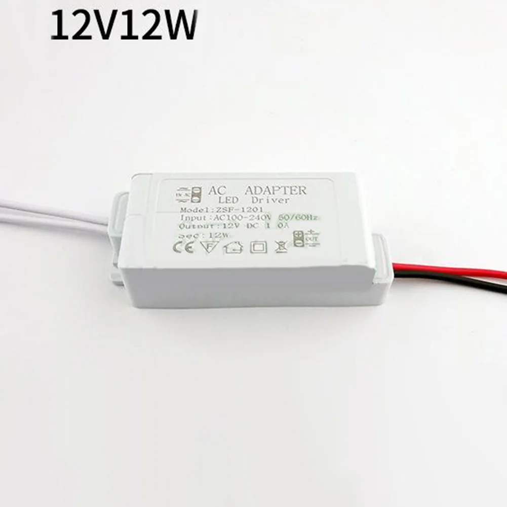 

LED Driver Adapter AC 220 -240V To DC 12V 12W/24W/36W Transformer Power Supply LED Strip Constant Current Driver Power