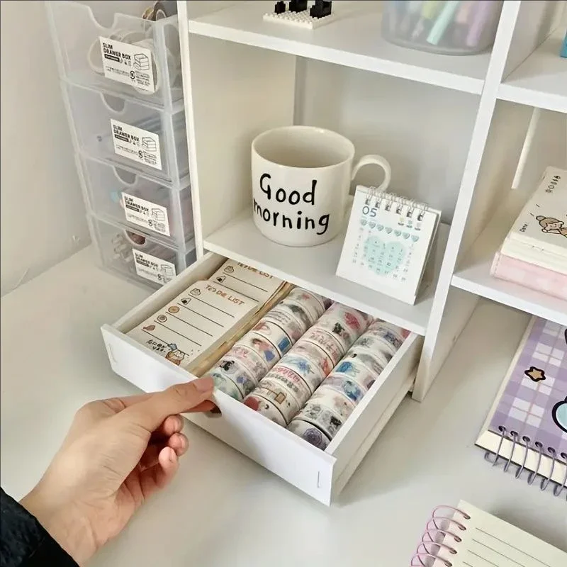 Stationery Organizer Double-Layer Stationery Organizer Office Desk Accessories Organizers Storage Desktop School Supplies