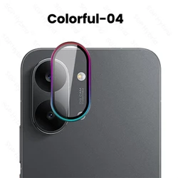 Alloy Aluminum Camera Protector Case with 9H Tempered Glass Lens Cover - Poco X8 Pro Max (Colorful - 04)