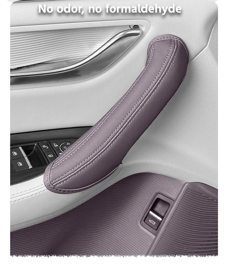 For Byd Song Plus Dmi Ev Seal U 2020-2025 Car Door Handle Protective Cover Leather Waterproof Case Anti-slip Wear resistant