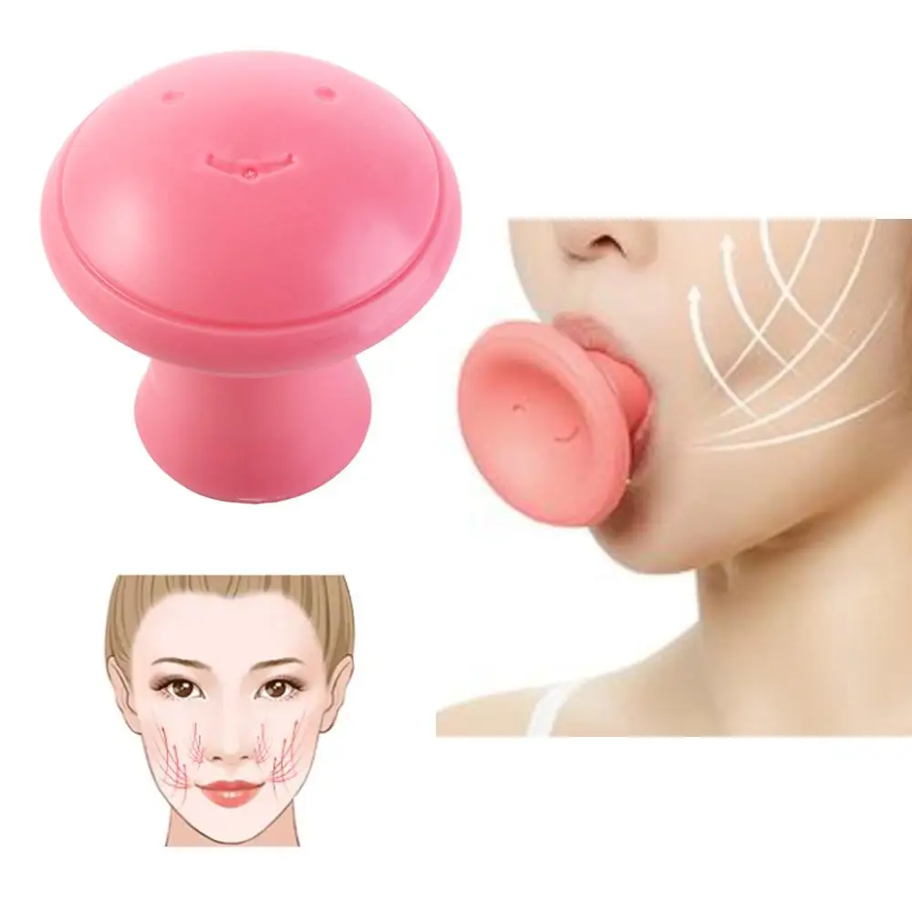 Nasolabial Folds Mouth Exerciser Expression Exerciser Double Chin Remover Jawline Exerciser Face Slimming Tool Facial Lifter silicone rubber face slimmer exercise mouth piece muscle anti wrinkle lip trainer mouth massager exerciser mouthpiece face care
