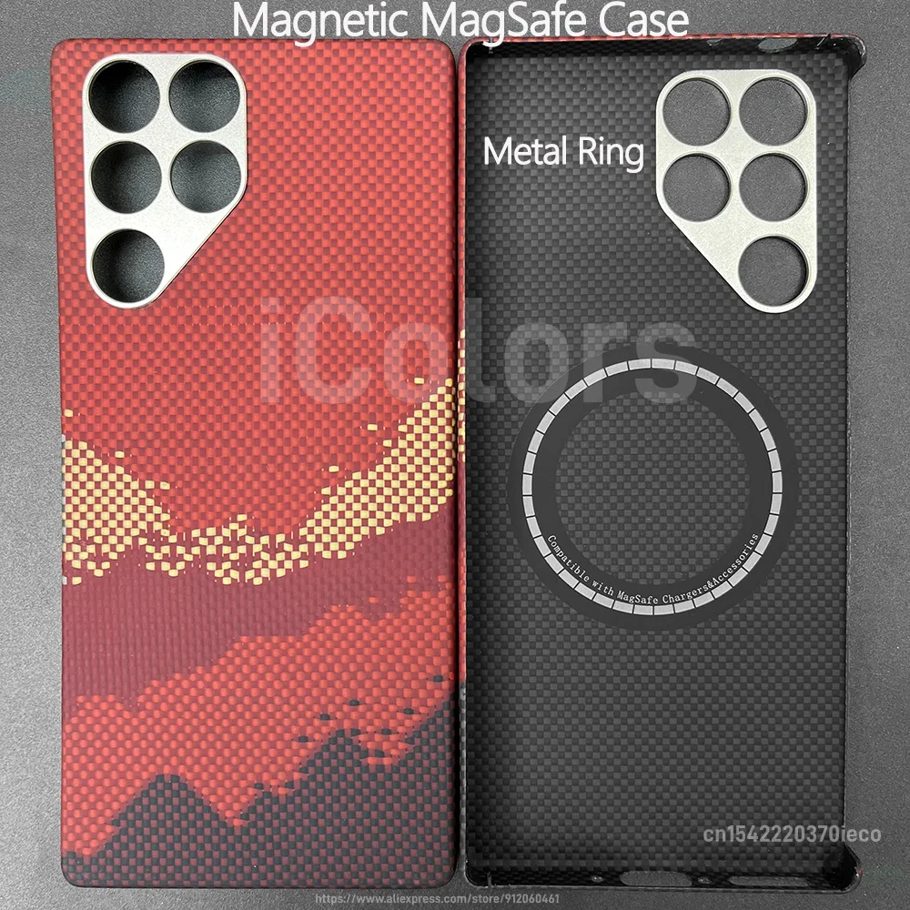 Ultra Slim Aramid Fiber Minimalist Protective Case with Textured Grip