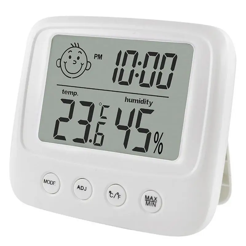 

Digital Hygrometer Mini Indoor Digital Humidity Meter With Lcd Display Temperature Monitor Accurate And Easy To Read Face Icons