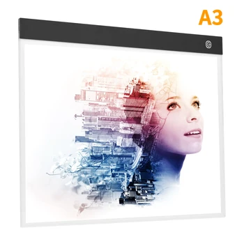 A3 Copyboard Ultra-thin LED Light Pad Stepless Brightness Translucent Drawing Board for Artist Animation Sketching  Stenciling 1