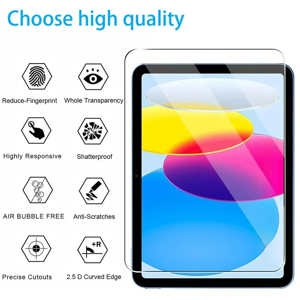 9H Tempered Glass For Ipad 11th Generation Screen Protector On ipad 11 generation A16 2025 Anti Fingerprint Protective HD Film