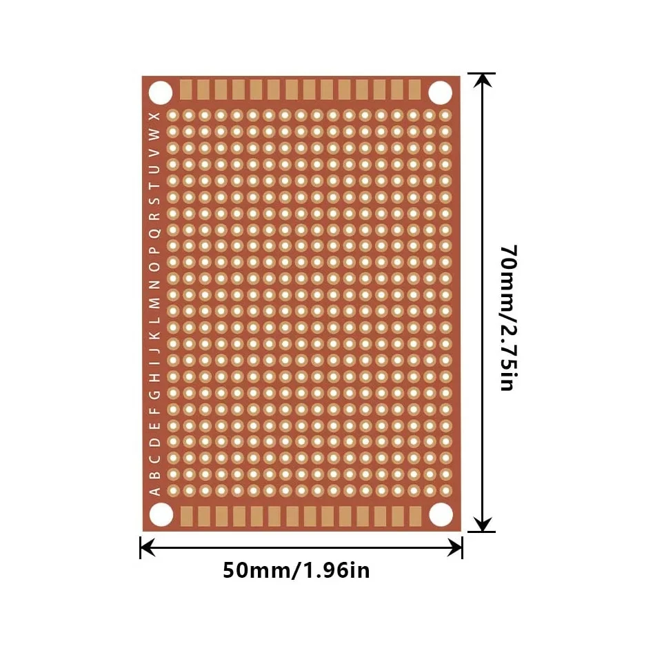 Perfboard Paper Composite PCB Boards Universal Breadboard Single Sided Printed Circuit Board 10/20Pcs 5x7cm