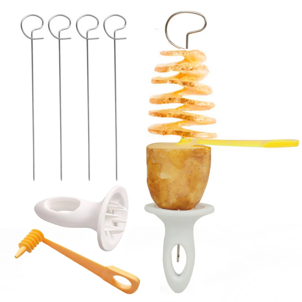 Versatile Stainless Steel Potato Spiral Slicer