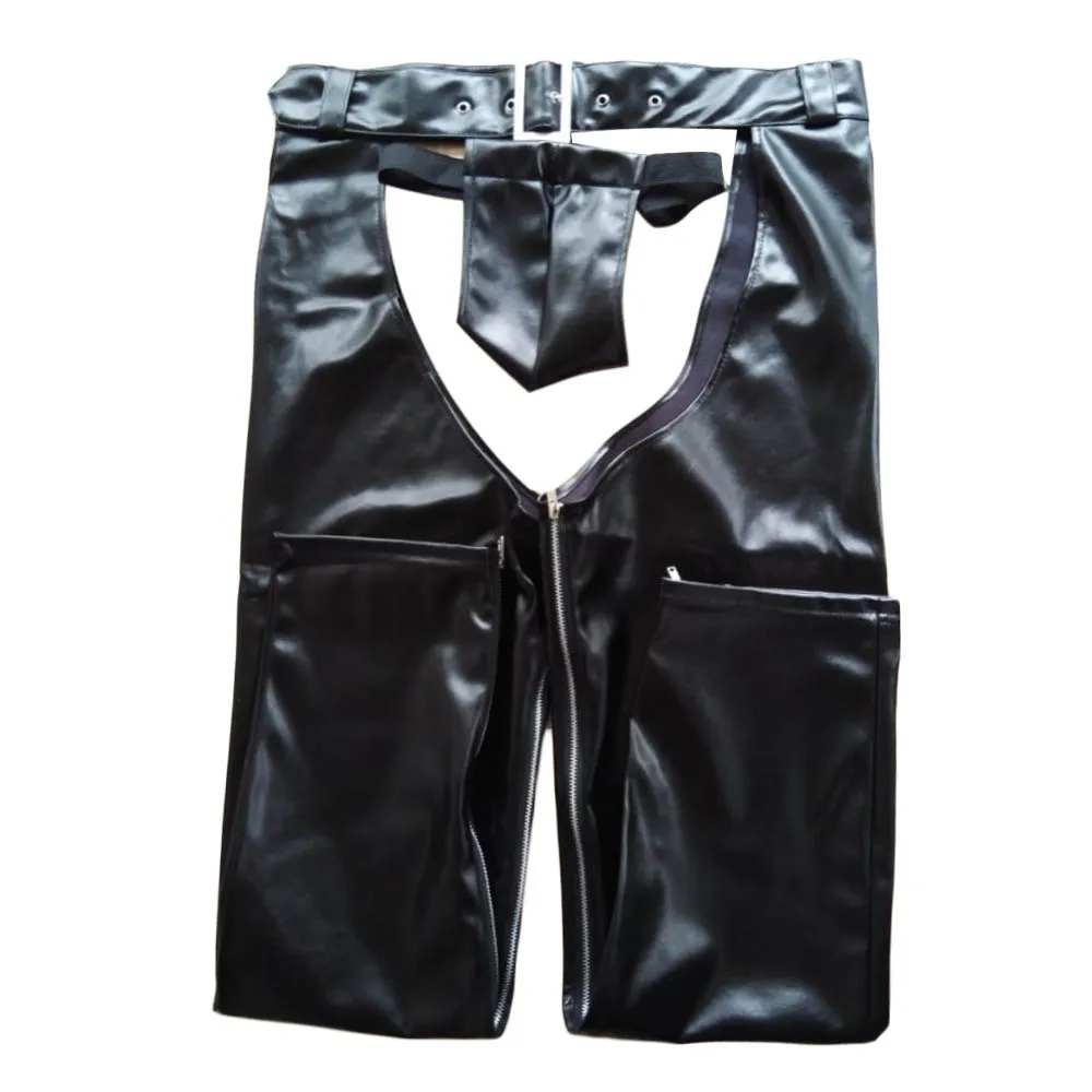 Exposed Butt Butt Open Crotch G Strings Porno Trousers Mens New Male Casual Sexy Slim Fit Solid Color Erotic Pants Long Trousers