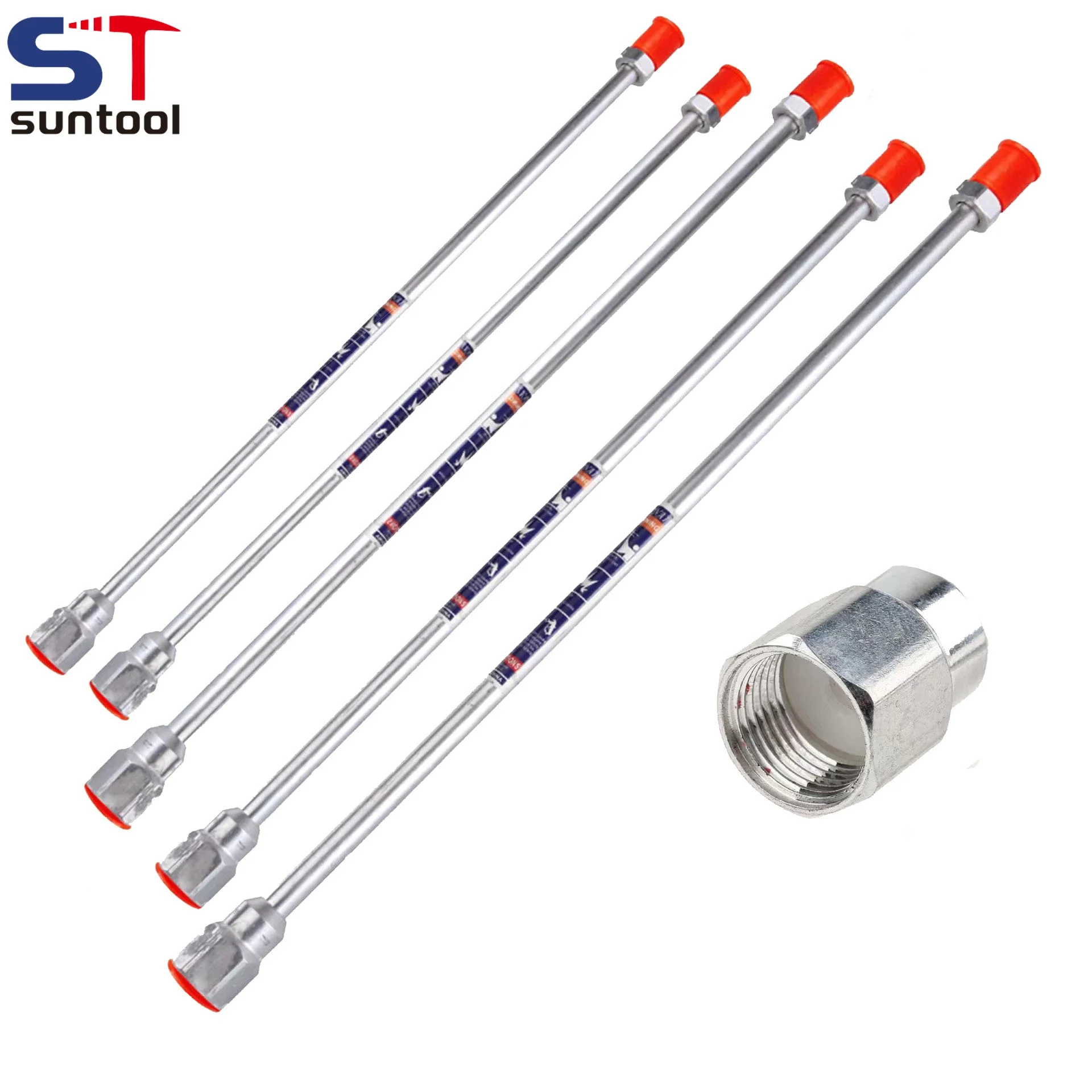 

Suntool Airless Paint Sprayer Tip Extension Pole Spray Tool Fits For Titan Wagner Spray Gun Parts 20cm/30cm/50cm/75cm/100cm