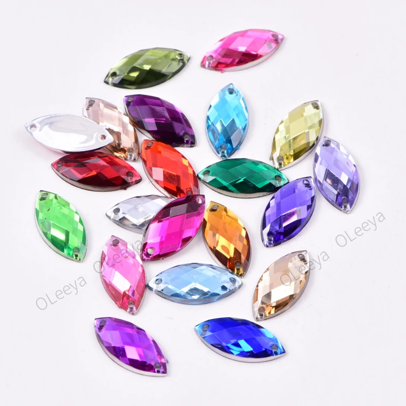 Acrylic Rhinestones Sew On for Garment
