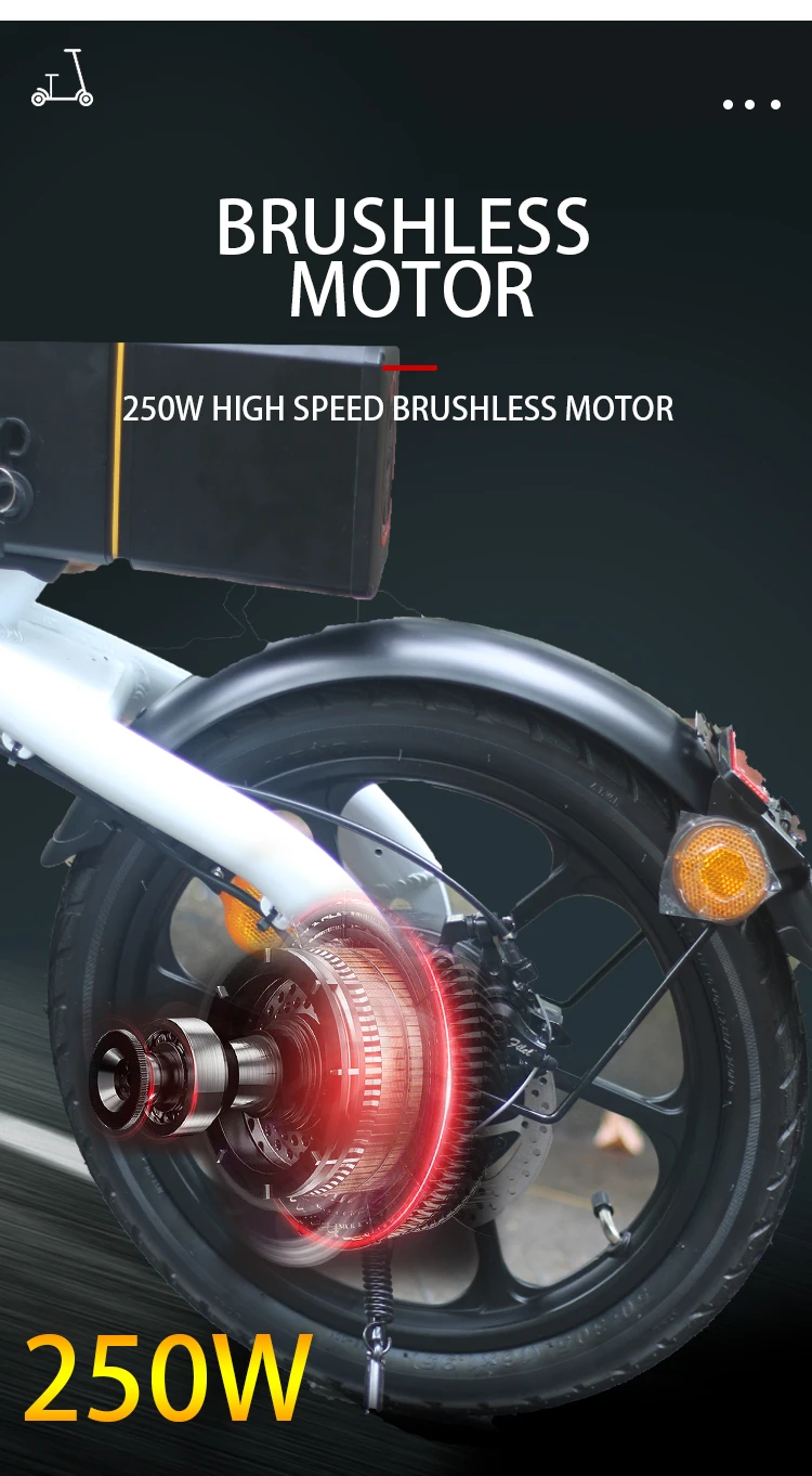 DOGEBOS 전기 자전거 투어링 통근용 전기 자전거, 250W, 48V, 10.4AH, 30 km/h
