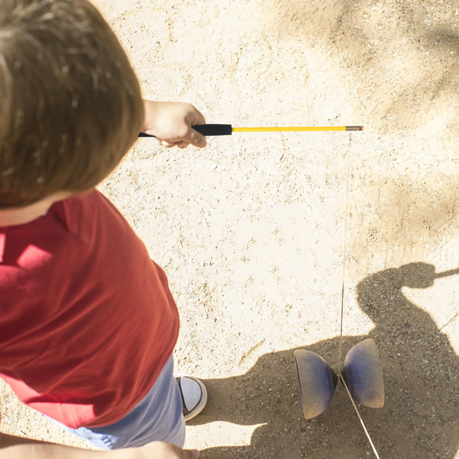 2Pcs 전문 디아볼로 스틱 교체용 미끄럼 방지 경량 인체공학적 핸들 저글링 베..