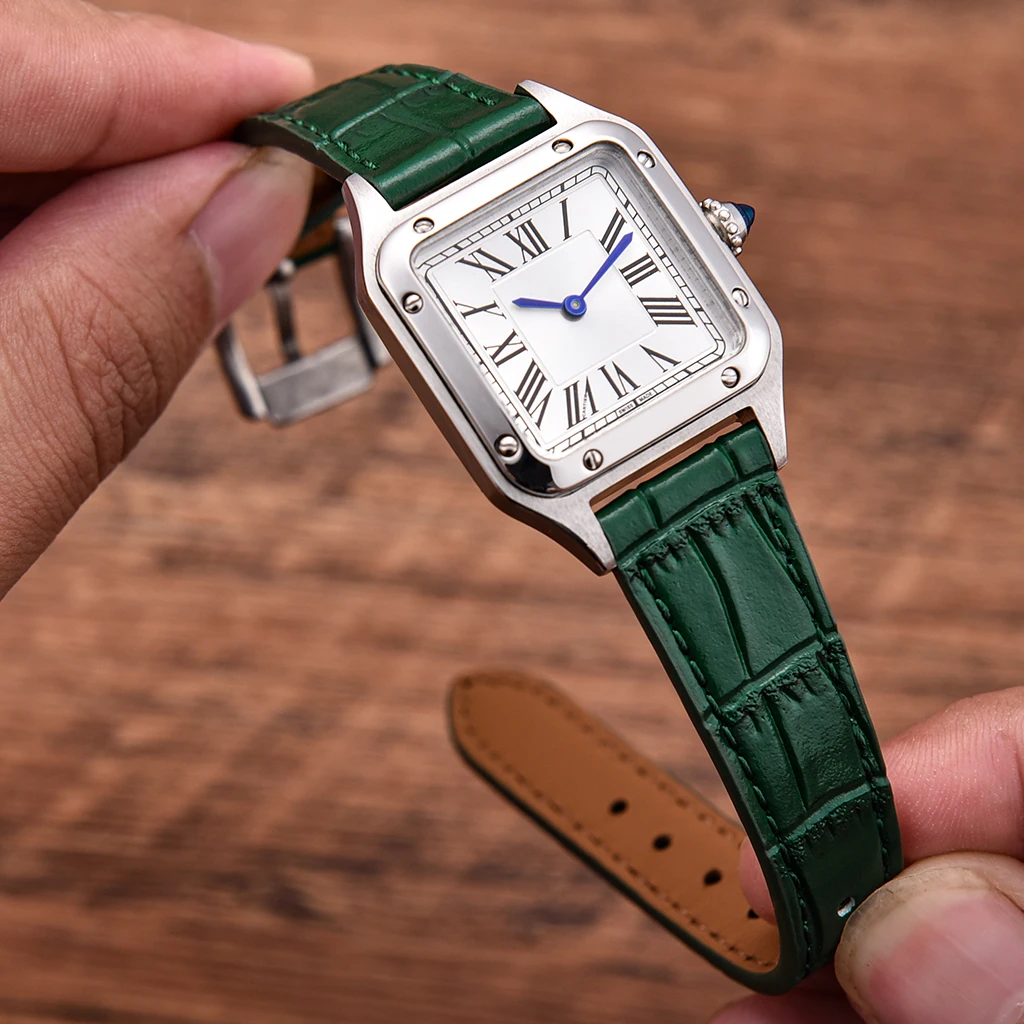 Premium Slub Pattern Leather Watch Strap – Universal Accessory