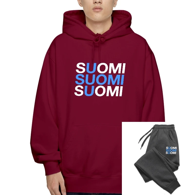 

100% Cotton Warm Custom Printed Men Pullover FINLAND Women SweaHoody Sweatshirt Hoodie