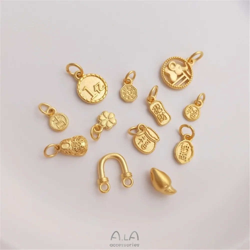 

Vietnam sand gold beckons the fortune of the small pendant bag pendant diy bracelet necklace pendant jewelry accessories