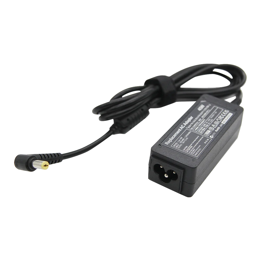 Power Adapter Laptop Charger 19V 2.37A 45W 5.5*1.7MM Laptop Adapter Charger For Acer Aspire 3 A314-31 A515-51-3509 E5-573-516D Series Notebook Power Supply