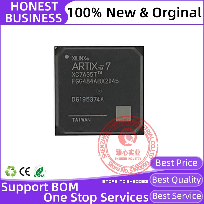 

XC7A35T XC7A35T-2FGG484I XC7A35T-2FGG484C FCBGA-484 FPGA - Field Programmable Gate Array Programmable Logic ICs