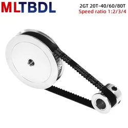 Enhanced Timing Belt Pulley for 3D Printer DIY Projects - 20 Teeth, 6mm Width, Multiple Reduction Options
