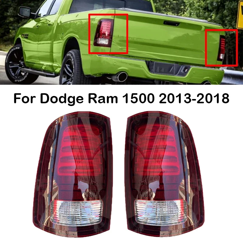 

Car Rear LED Tail Light Tail Lamp Taillights Stop Brake Lamp Reverse Light 68093081AC 68093080AC For Dodge Ram 1500 2013-2018