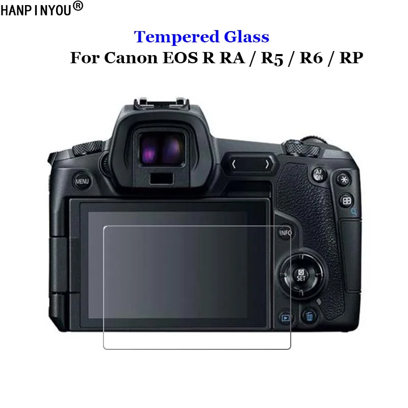 Per Canon Eos R50 R8 R6 Mark Ii R Ra R5 C R3 R7 Rp R10 Vetro Temperato 9H 2.5D Schermo Lcd Video/Fotocamera Protezione Di Protezione Della Pellicola D