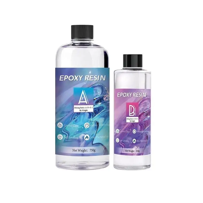 Description Picture 2 of item3:1 AB Glue Epoxy Resin Crystal Glue High Adhesive Hardener DIY Epoxy Resin Mold Jewelry Making Supply 100g/280g/400g/680/1000g