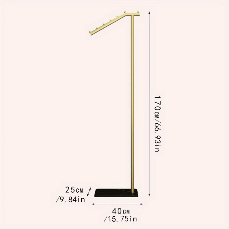 Floor hanging clothes rack home living room coat rack balcony bedroom movable clothes rack