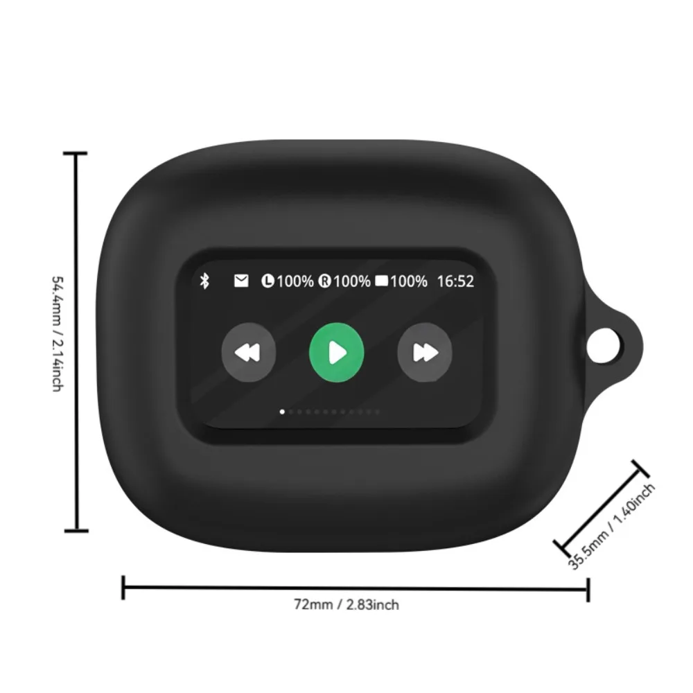 Silicone Protective Earbud Cover with Hook for Mini Bluetooth Earphones