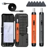 Electric Screwdriver Set Precision Power Tool Kit Rechargeable Wireless Mini Small Bits for Mobile Cell computer Repair CRV 1